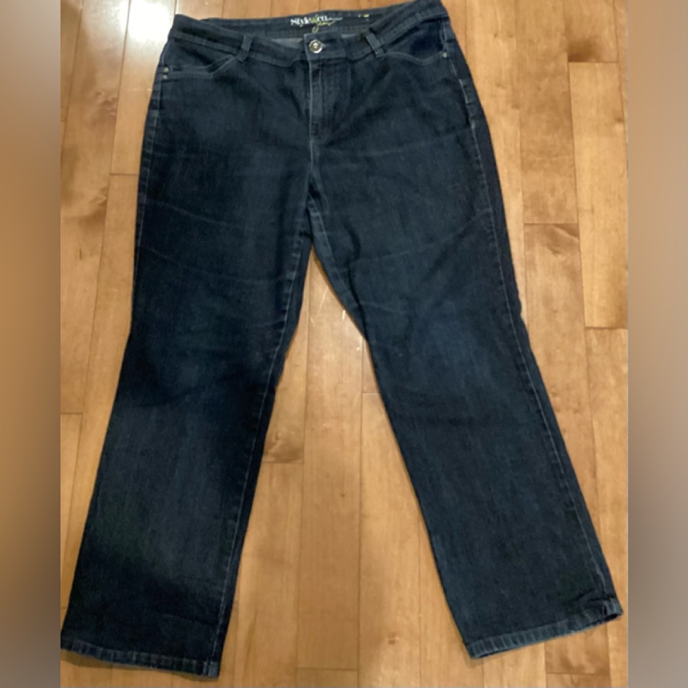 Style & Co. Womens Jeans Size 16W dark blue Denim